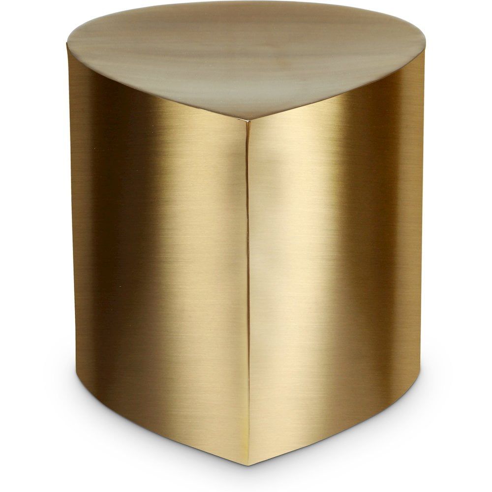 Meridian Furniture Petal Brushed Gold Iron Metal Coffee Table - Walmart.com regarding Petal Finished Iron Metal Coffee Table, Gold, 4 Piece