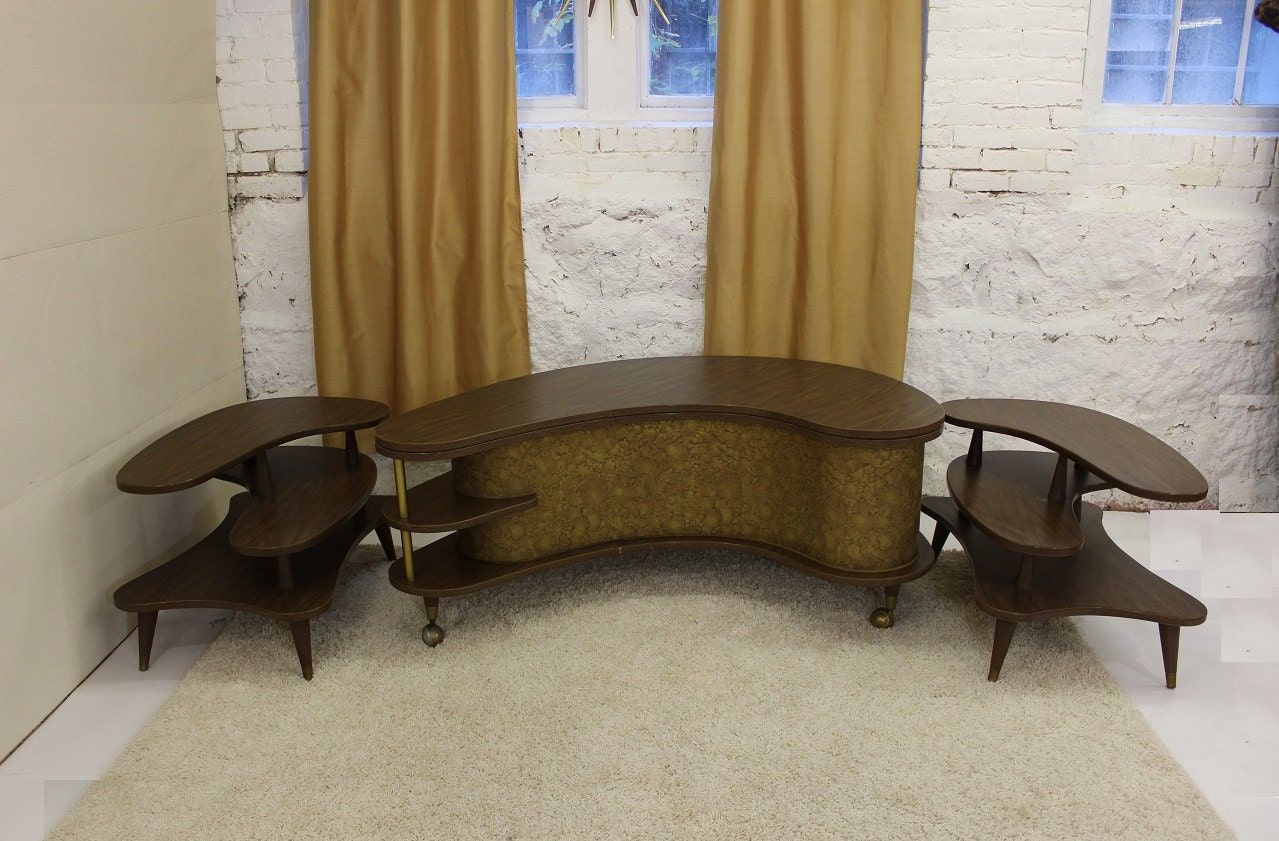 Mid Century Modern Vintage Coffee Table And End Tables Set throughout Why the Modrest Lusk Coffee and End Table Set Defines Modern Living