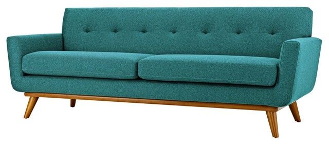 Modern Contemporary Urban Living Living Room Lounge Sofa, Fabric ... within Modern Contemporary Urban Living Tufted Sofa Bed, Aqua Blue