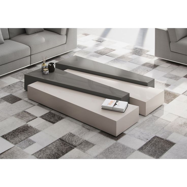 Modloft Hubert Modern Classic Glossy Dark Gull Chateau Grey Wood Block ... with regard to Understanding the Versatility of Glossy Dark Gull Gray in Interior Spaces