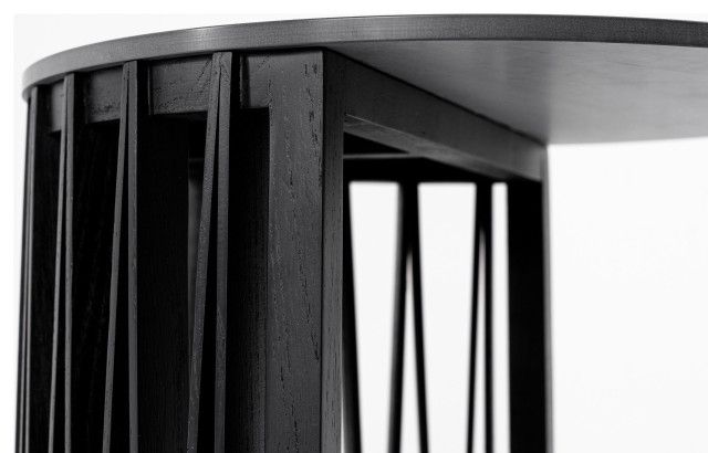 Modrest Larimer Modern Round Coffee Table Set - Industrial - Coffee ... inside Designing with intention how the Modrest Larimer coffee table transforms living spaces