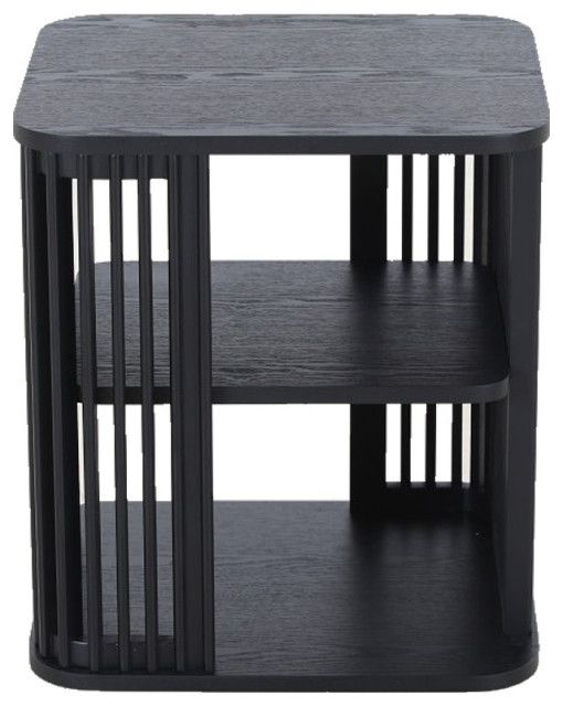 Modrest Thayne Modern Mid Century Black Oak End Table - Modern - Side Tables And End Tables - By ... within Why the Modrest Lusk Coffee and End Table Set Defines Modern Living