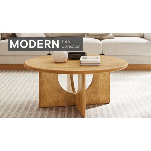 Modway Rivian 46&amp;#039;&amp;#039; Solid Wood Console Table | Wayfair in Understanding the Rivian 46 inch console table oak finish in modern interior design