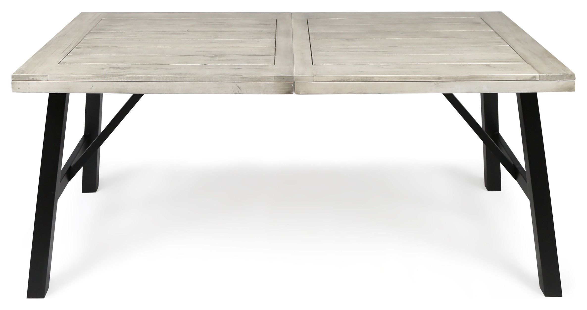 Monterey 6 Seater Outdoor Acacia Wood And Wicker Dining Set - Tropical ... pertaining to Monterey 6 Seater Outdoor Acacia Wood And Wicker Dining Set