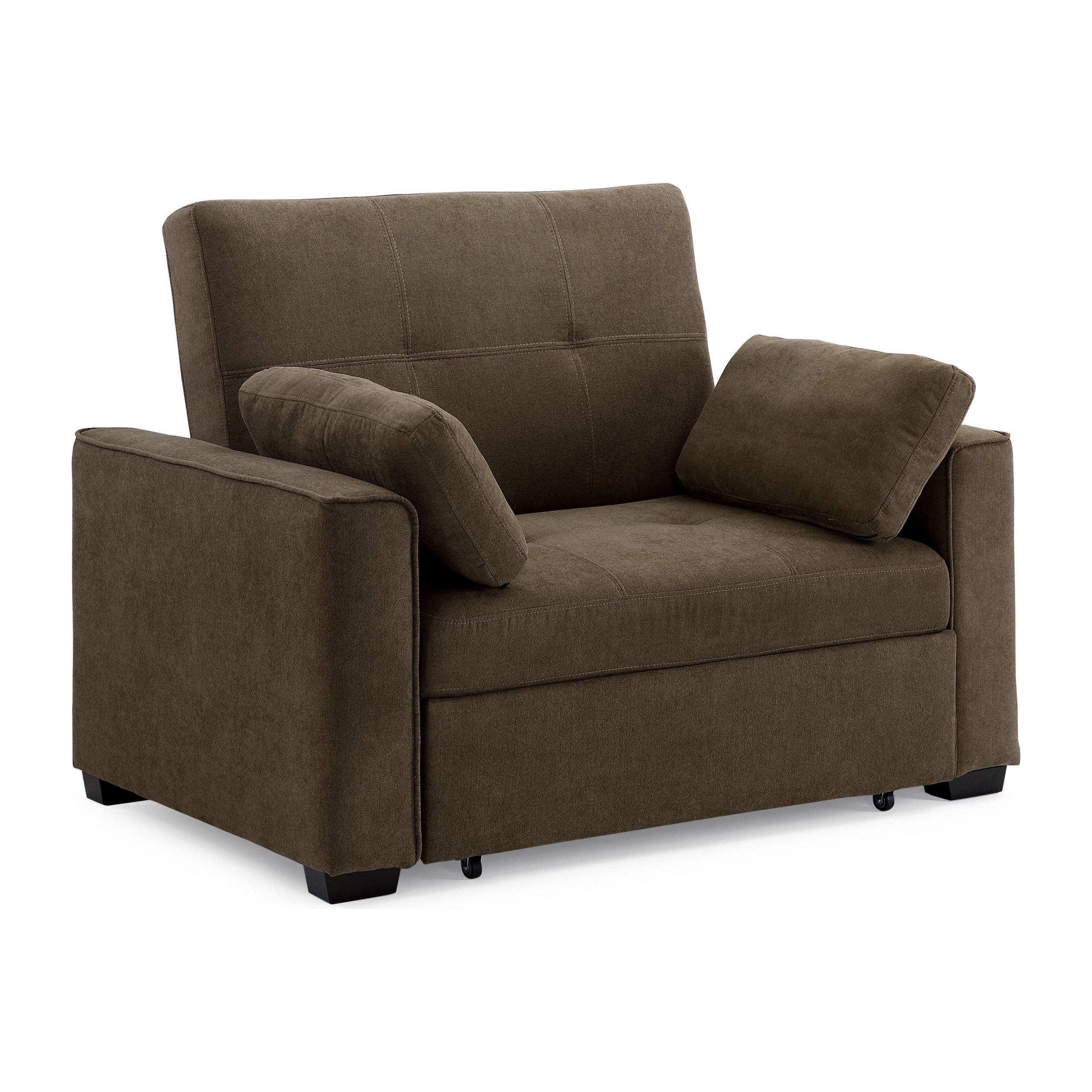 Nantucket Twin Size Sofa Sleeper With Accent Pillows, Chenille Fabric ... with Cozy Confessions My Experience with the Nantucket Sleeper Sofa