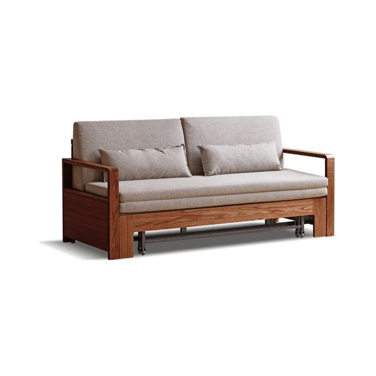 North American Oak Solid Wood Sofa Bed Modern Multifunctional ... for Maximizing Space with MultiFunctional Sofa Beds Made from Premium Oak Wood