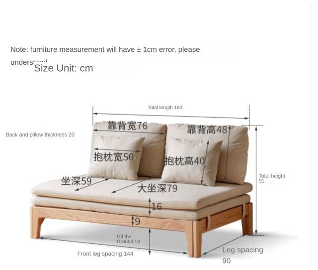 North American Oak Solid Wood Sofa Bed - Transitional - Sleeper Sofas ... pertaining to Maximizing Space with MultiFunctional Sofa Beds Made from Premium Oak Wood