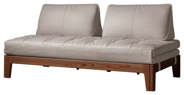 Oak Solid Wood Sleeper Sofa, Walnut Color 62.2X39.8 Inch - 78X34.3 Inch ... intended for Unlocking the Versatility of Your Oak Sleeper Sofa
