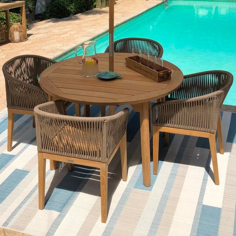Outdoor Dining Sets | American Casual Living with regard to How eucalyptus wood creates timeless appeal in modern outdoor dining areas