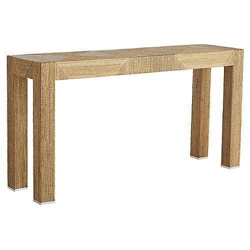 Palmetto Console Natural | Beach Style Console Tables, Contemporary ... inside Understanding the Design Elements of Modern Console Tables