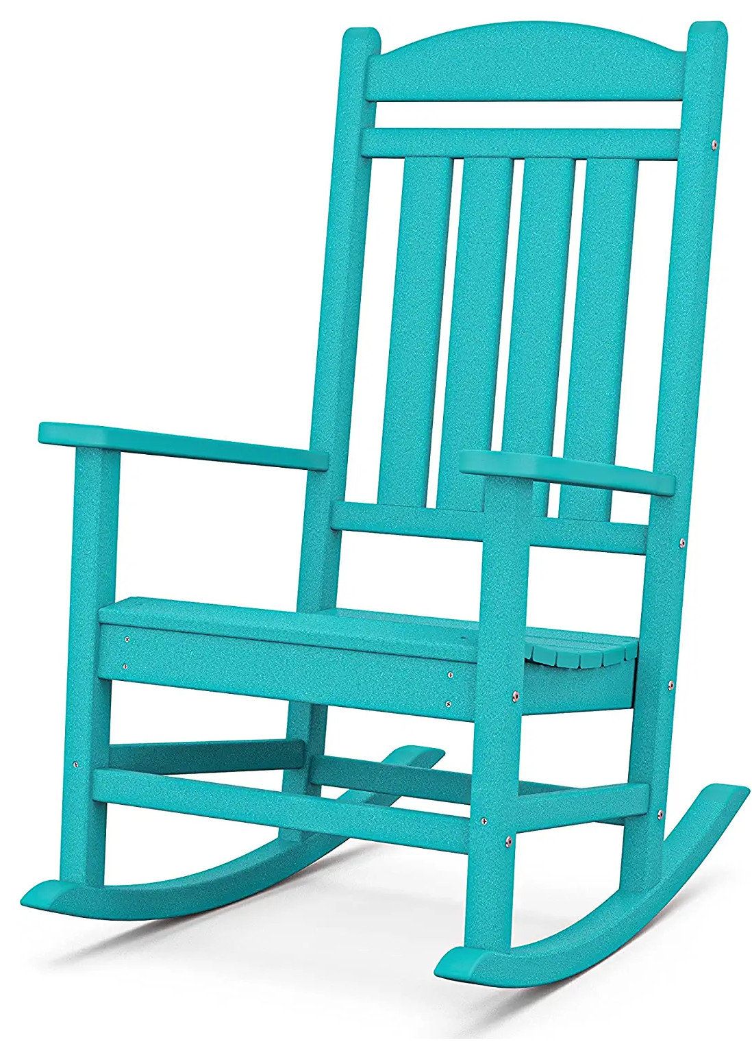 Patio Rocking Chair, All Weather Plastic Frame With Slatted Seat ... intended for Finding Your Perfect All-Weather Rocking Chair The Slatted Back Contoured Seat Difference