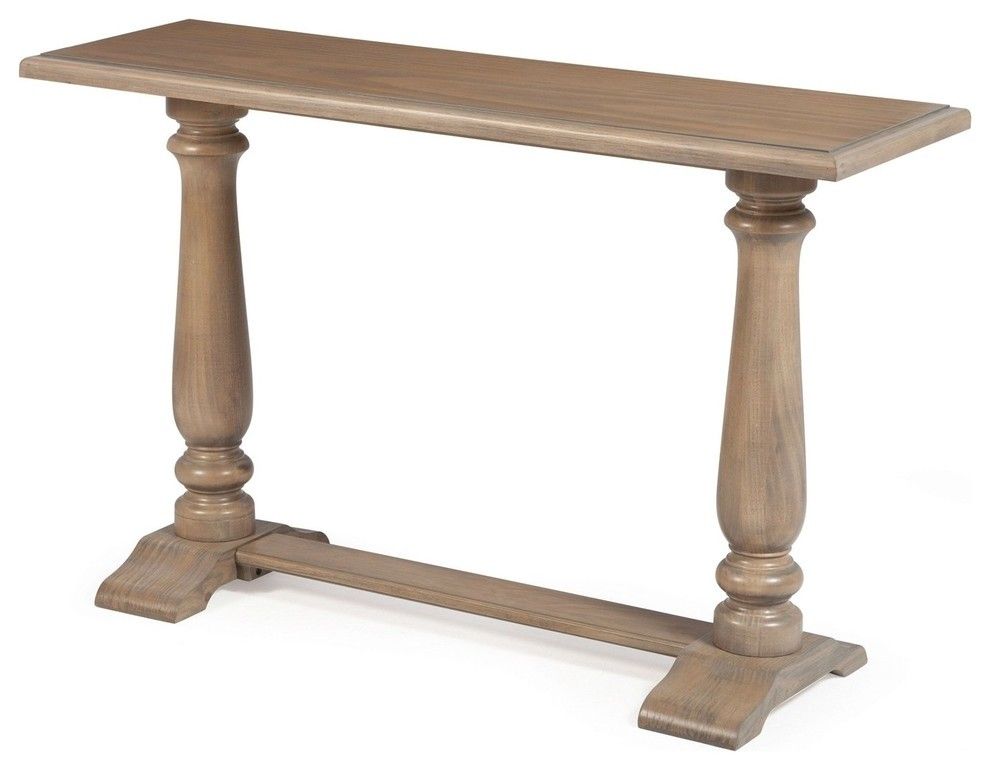 Pedestal Console Table - Ideas On Foter inside Understanding the Artistry Behind Driftwood Brown Console Tables