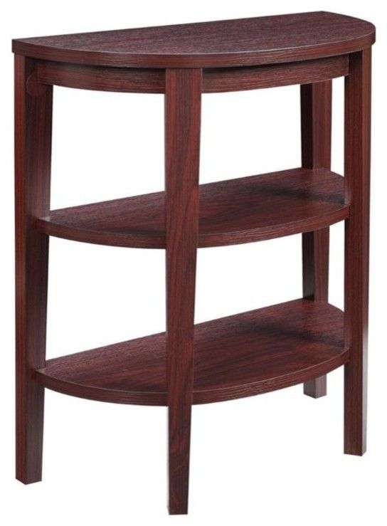 Pemberly Row 2 Shelf Console Table In Mahogany - Transitional - Console ... throughout Pemberly Row Console Table - Mahogany