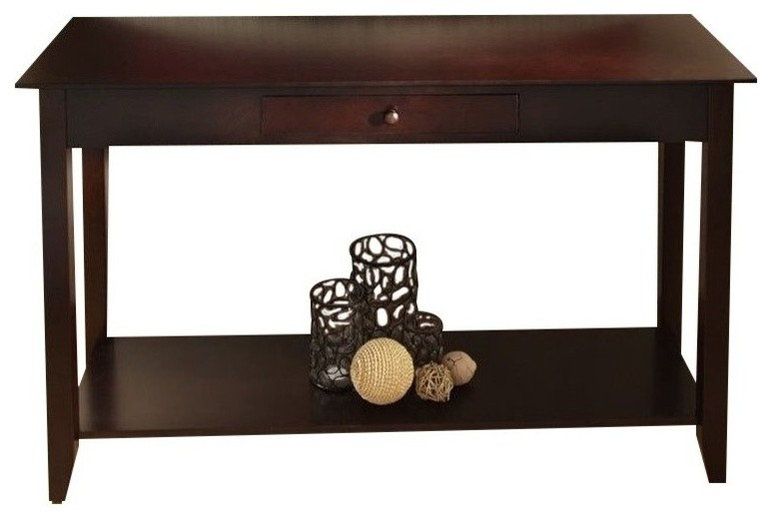 Pemberly Row Console Table In Cherry - Transitional - Console Tables ... with regard to Pemberly Row Console Table - Mahogany