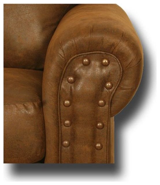 Pemberly Row Modern 88" Microfiber Buckskin Sleeper Sofa In Brown - Transitional - Sleeper Sofas ... pertaining to Pemberly Row Modern 88" Microfiber Buckskin Sleeper Sofa In Brown