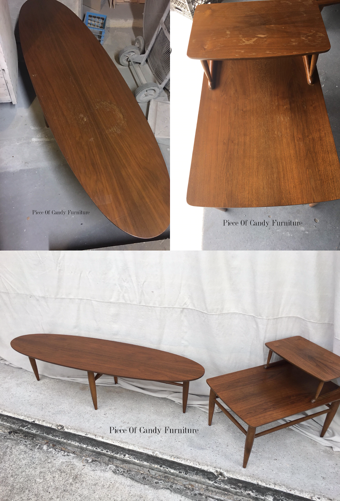 Piece Of Candy Furniture: Mid Century Modern Coffee End Table Set... inside Why the Modrest Lusk Coffee and End Table Set Defines Modern Living