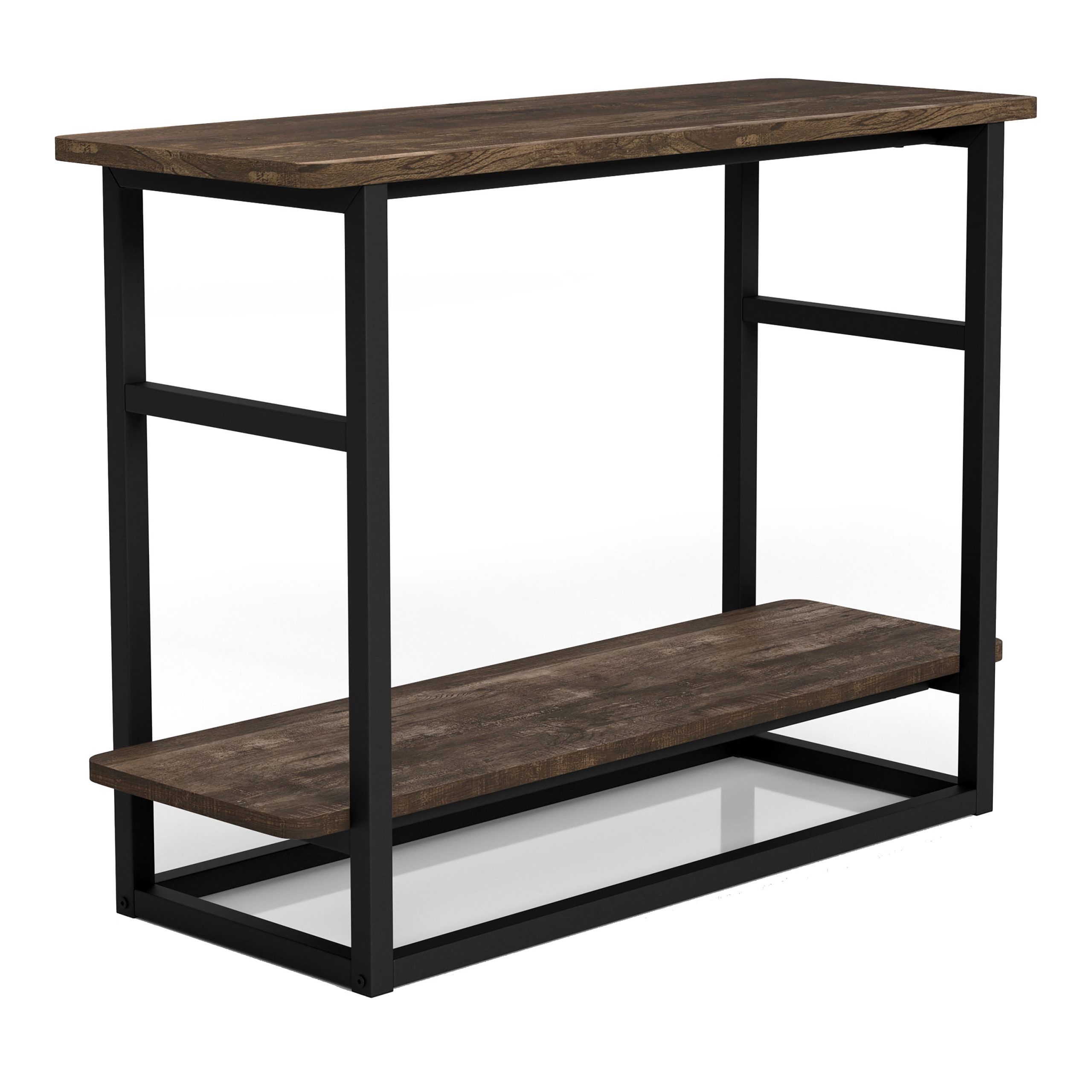 Quint Indoor 1-Shelf Wood Reclaimed Oak End Table For Living Room By ... in Quint Accent Table