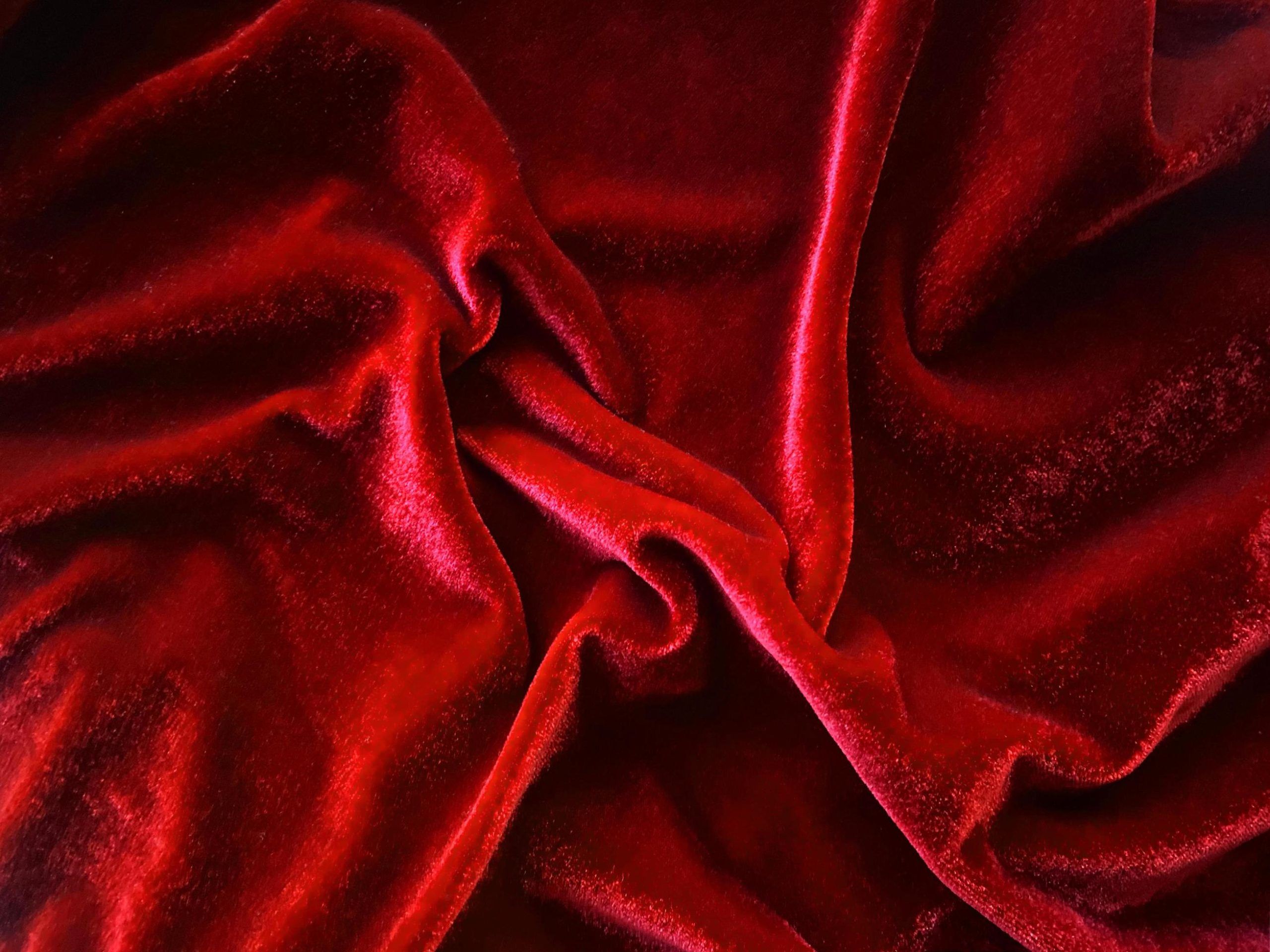 Red Velvet Fabric Texture Used As Background. Empty Red Fabric Background Of Soft And Smooth ... in Velvet Upholstered Convertible Sofa With Detachable Armrests & Adjustable Back