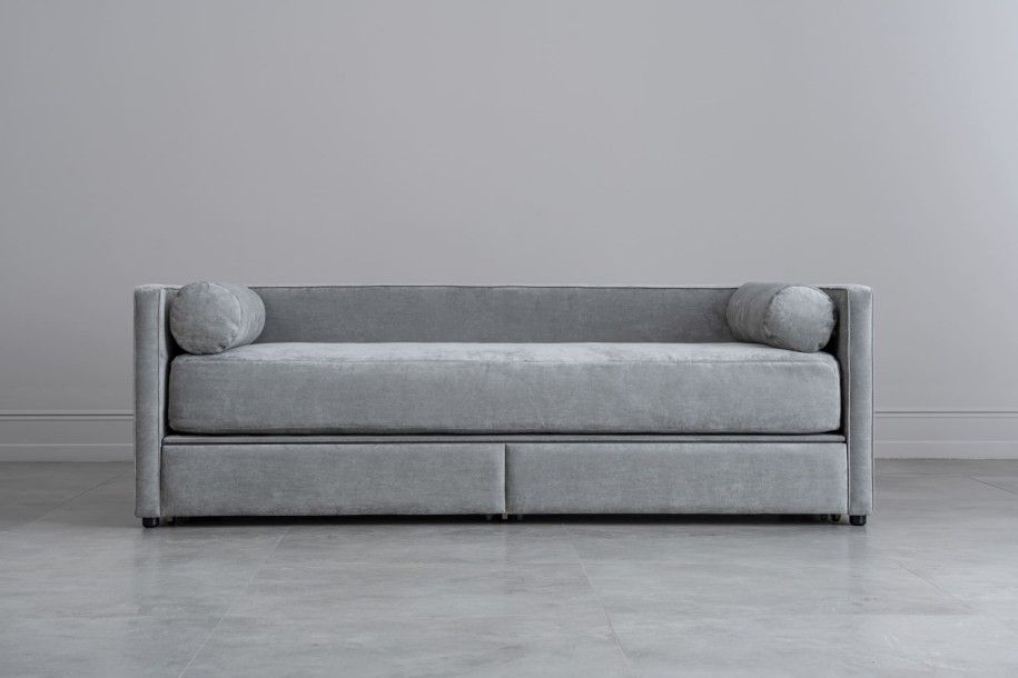 Ripley Sofabed With Storage 120X200 Cm (Fabric: Easy Boucle Col.25 Mint ... within Eden Sofabed White Cat 35. Col 35612