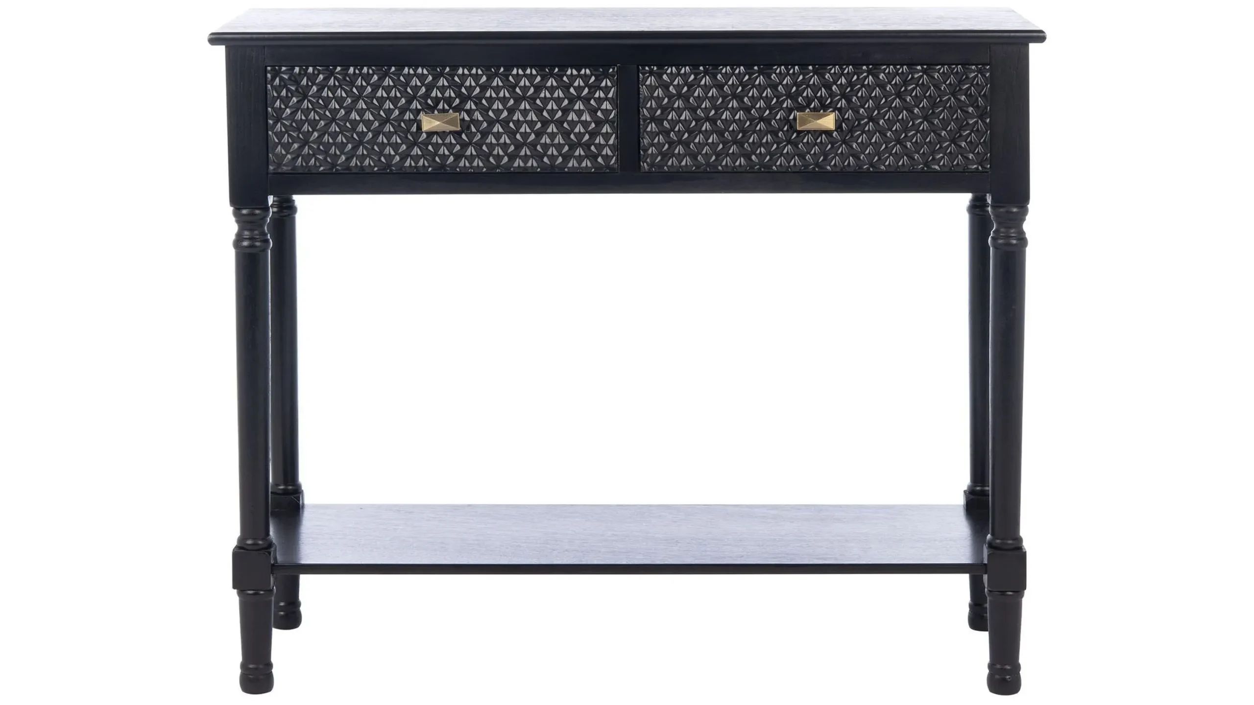 Rosemary 2 Drawer Console Table | Raymour & Flanigan inside Understanding the Rosemary 2 Drawer Console Amh5705B Its Design and Functionality