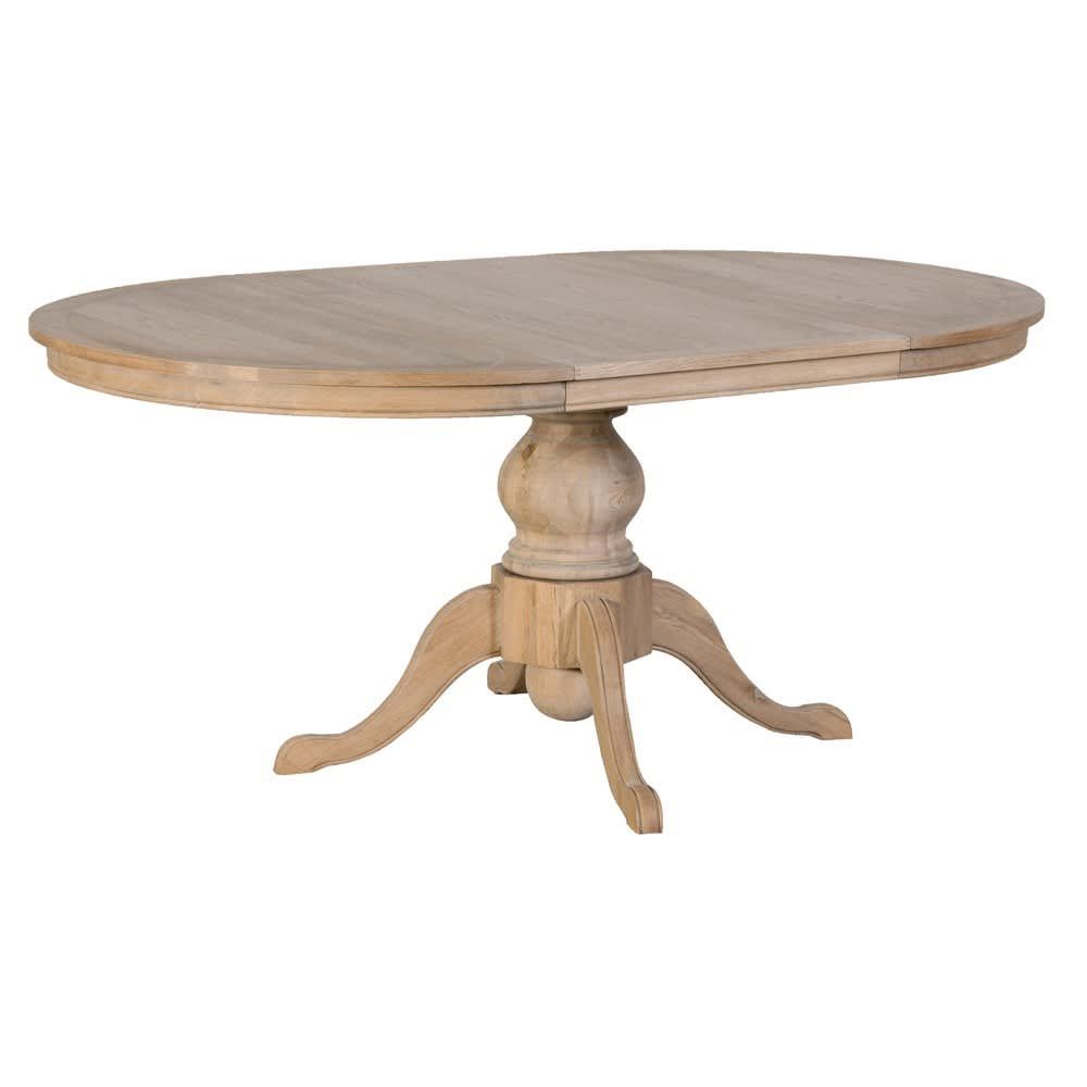 Round Dining Table Weathered Oak Extendable – Mylestone Interiors Ltd with regard to Transform Your Space The Versatile Landmark 60" Sofa Table