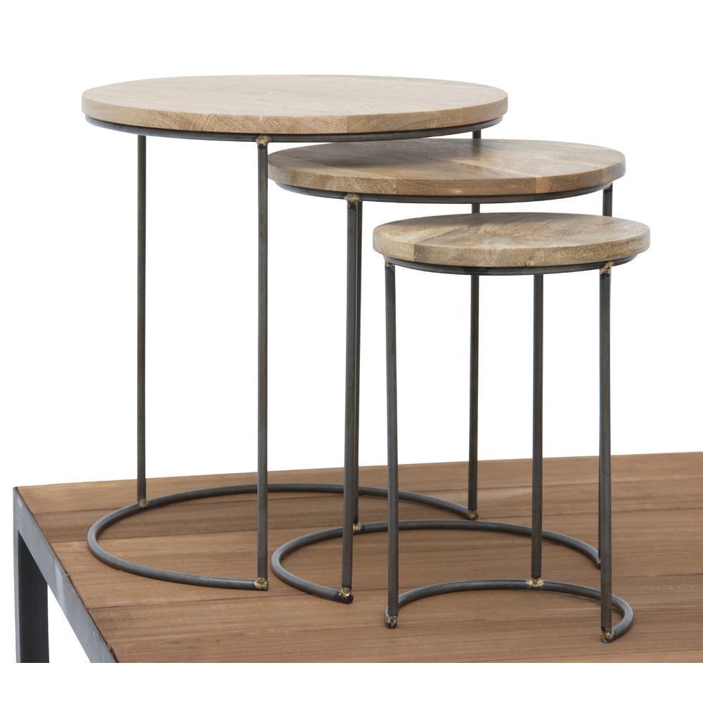 Round Retail Nesting Tables, Set 3 within Building Community Through Shared Furniture Design Principles
