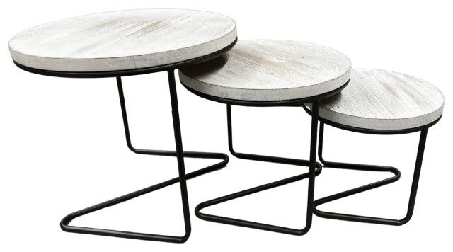 Round Wooden Display Risers, 3-Piece Set Round Wire Display Risers ... pertaining to From Rustic to Modern Choosing the Right Wood Tops for Your Display