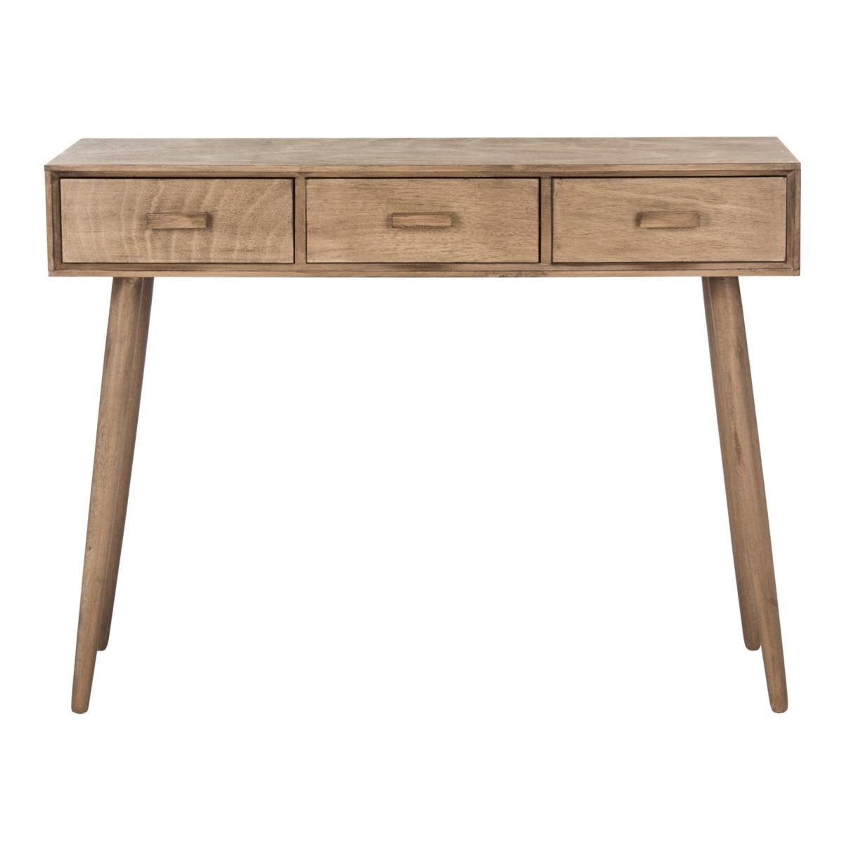 Safavieh Albus 3 Drawer Console Table - 8492593 | Hsn regarding Safavieh Albus 3-Drawer Console Table, Slate Gray
