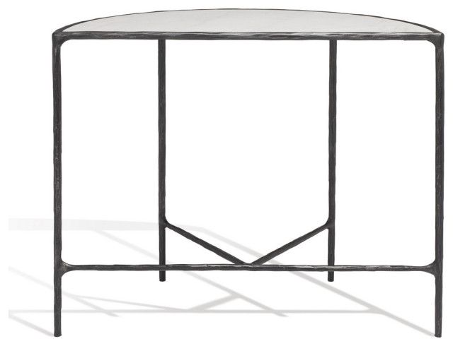 Safavieh Couture Jessa Forged Metal Console Table, #N/A - Transitional ... with regard to Safavieh Couture Isabellina Metal Console Table, Black / Clear