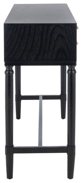Safavieh Estella 4 Drawer Console Table, #N/A - Traditional - Console ... with regard to Unveiling the Charm of the Safavieh Estella Distressed White Console Table