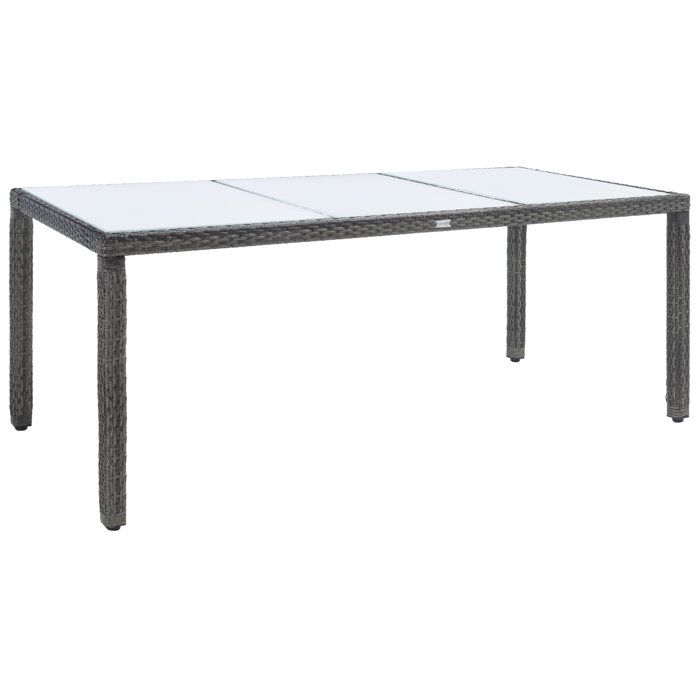 Safavieh Hailee 8 - Person Rectangular Outdoor Dining Set With Cushions ... inside Creating Warmth in Your Home with Safavieh Hailee Grey Brown White Dining Set