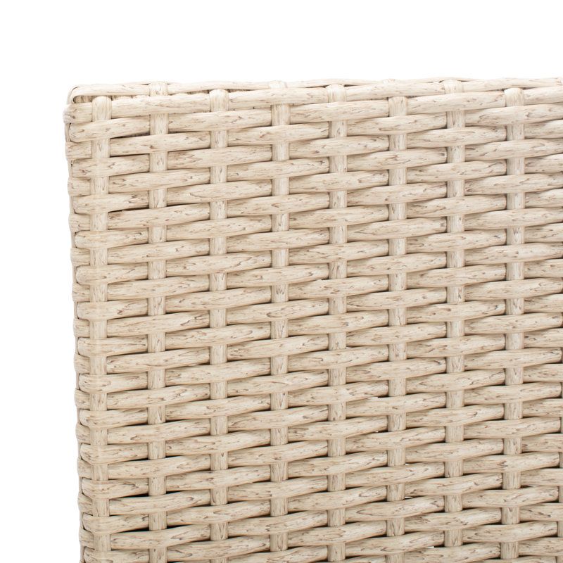 Safavieh Hailee 8 - Person Rectangular Outdoor Dining Set With Cushions ... within Safavieh Hailee Dining Set, Natural / White