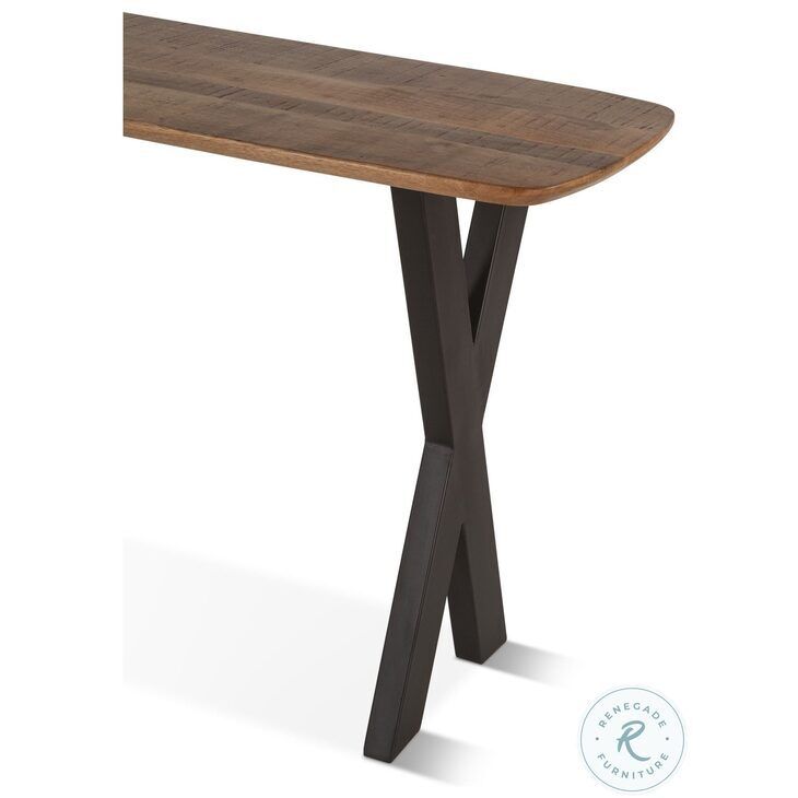 Santa Margherita Natural Mango Wood And Black Iron 52" Console Table ... with Unveiling the Santa Margherita 52 Console Table Natural Charm