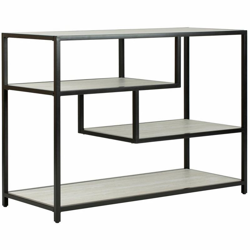 Save $240 • Reese Geometric Console Table - Safavieh with Reese Geometric Console Table - Black