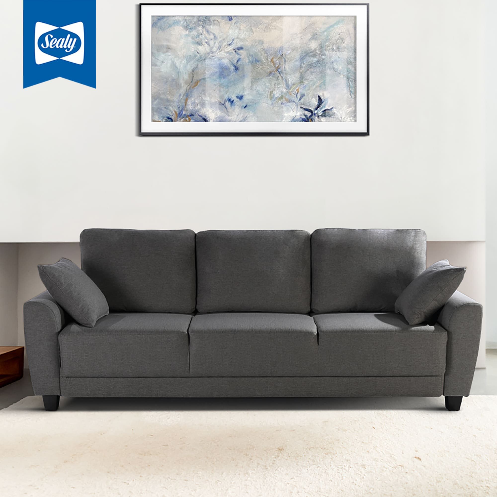 Sealy Trufit Klein Queen Dropback Sofa Sleeper Bed Convertible With ... with regard to Exploring the Comfort and Convenience of the Sealy TruFit Klein Silver Sofa Bed