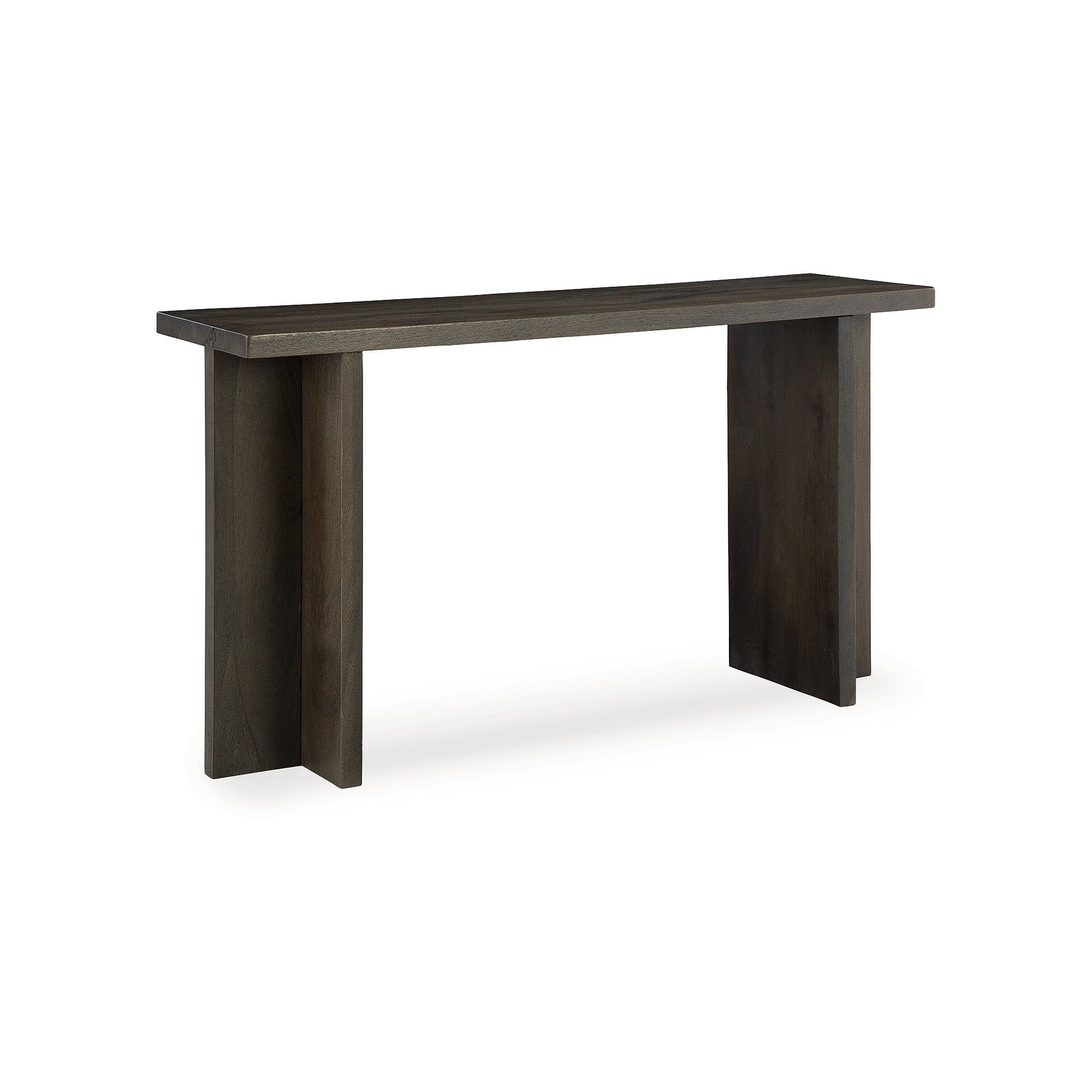 Signature Design By Ashley Jalenry Solid Wood Console Sofa Table ... pertaining to The Complete Guide to Maintaining and Enhancing Your Vista Console Sofa Table Unfinished