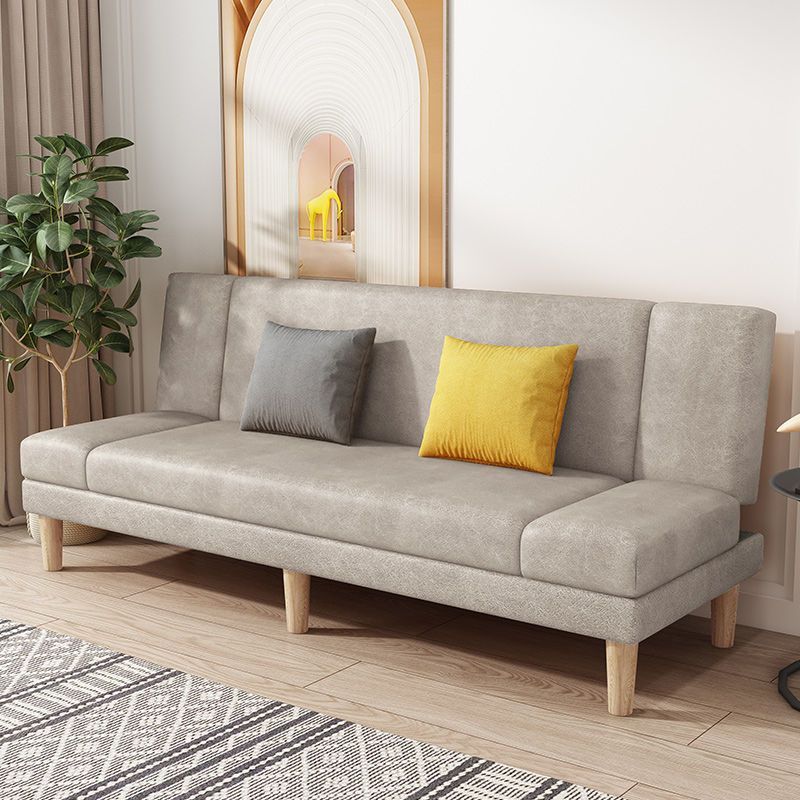 Simple Sofa Bed Foldable Sofa Bed Faux Leather Technology Cloth Sofa ... in The Practicality and Aesthetics of Your New 38.1x37x27" Sofa Bed