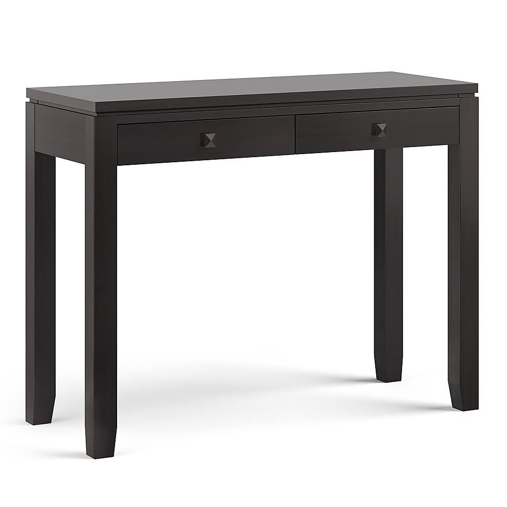 Simpli Home – Cosmopolitan Solid Wood 38 Inch Wide Contemporary Console ... throughout Discovering the Perfect Cosmopolitan Console Sofa Table For Your Home