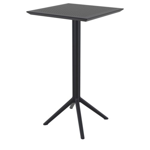 Sky 24 Inch Square Folding Bar Table In Black Finish | Best Buy Canada throughout Sky Square Folding Bar Table 24 Inch Black