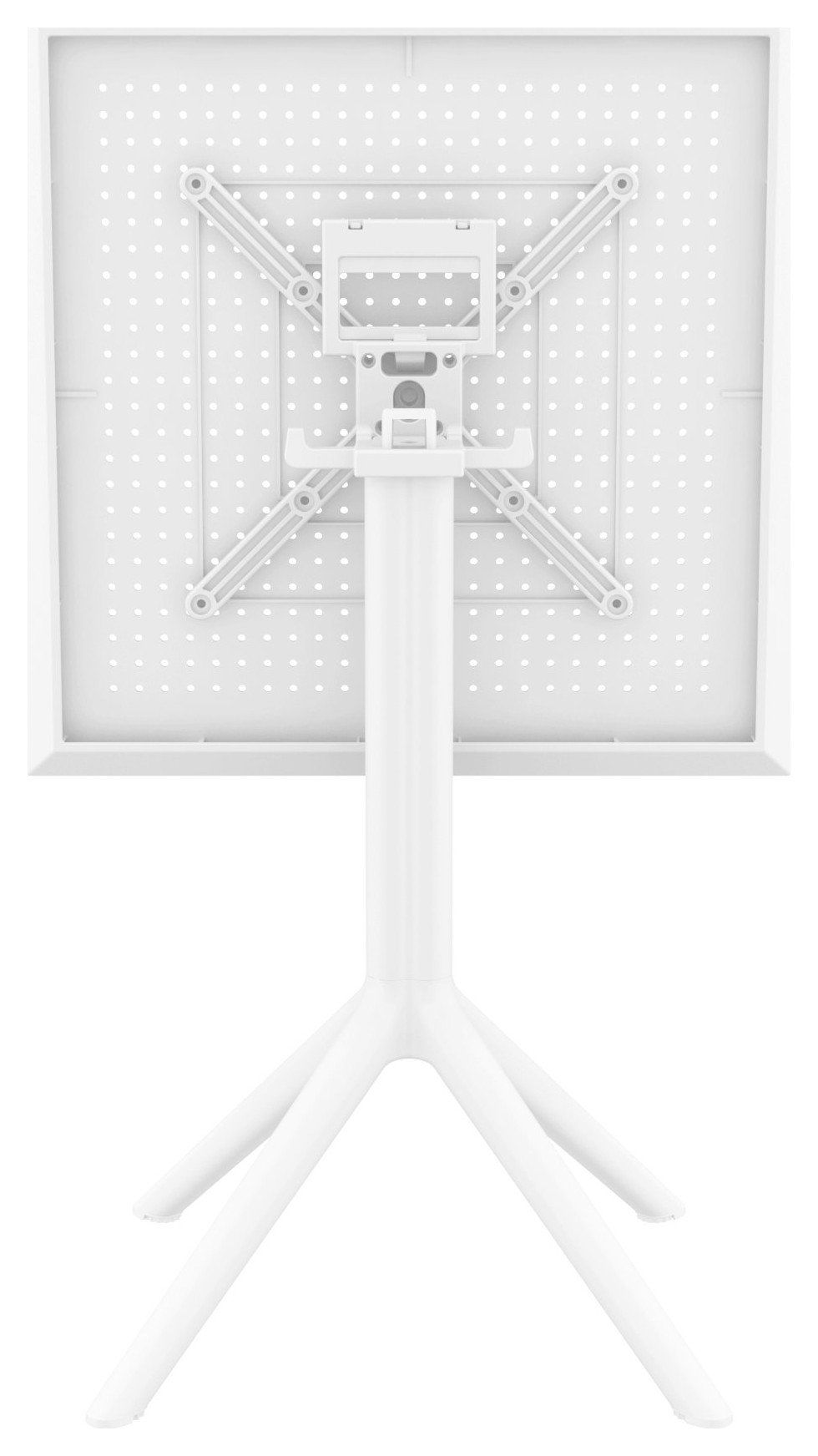 Sky 24 Inch Square Folding Table In Black Finish - Contemporary ... with Sky Square Folding Bar Table 24 Inch Black