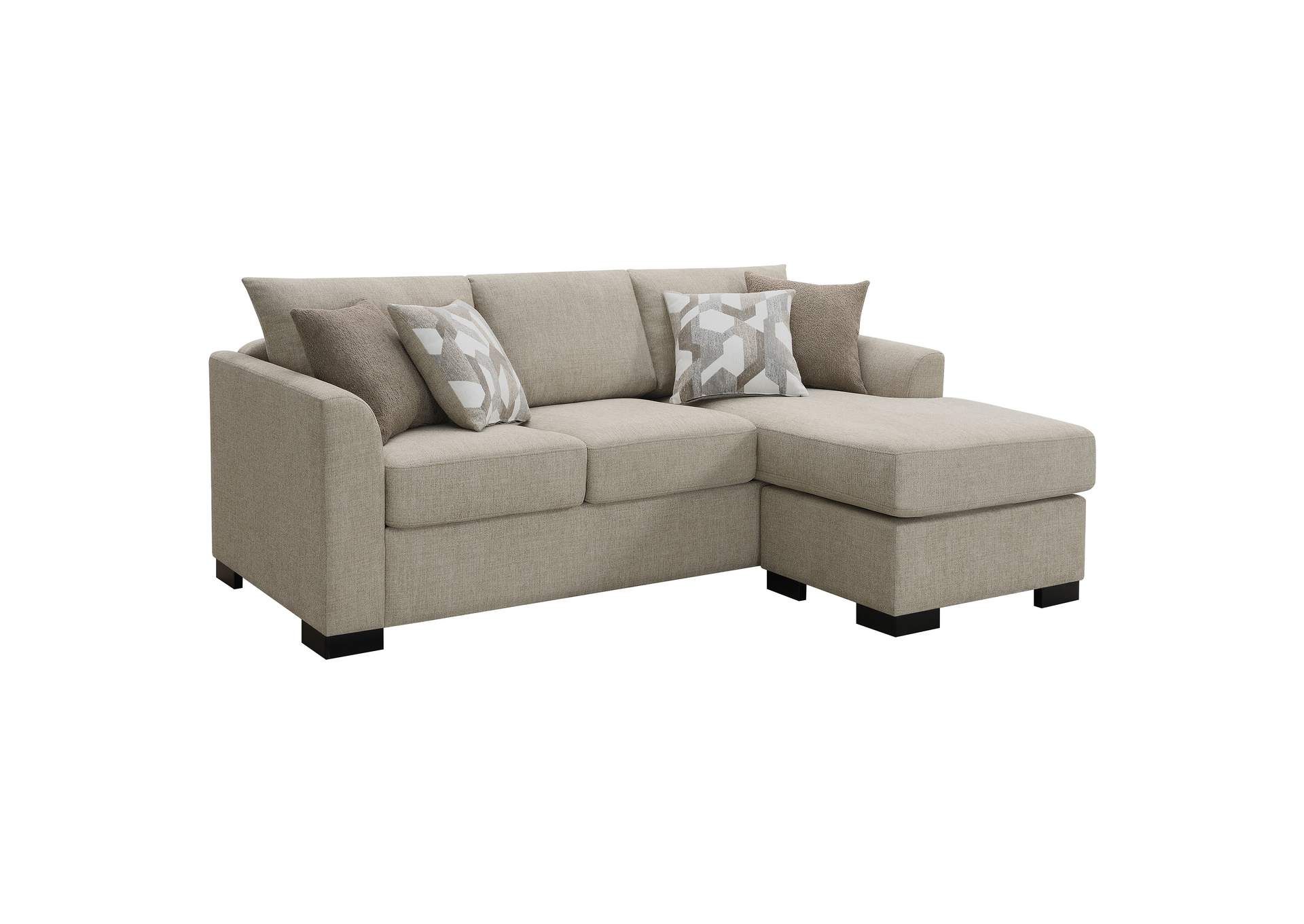 Storey Upholstered Sleeper Sectional Chaise Sofa Camel pertaining to Crash Pad Sleep Sofa, Sorrento Camel