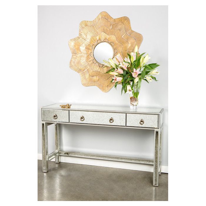 Talia Console Table | Mirrored Console Table, Console Table ... within Mastering the placement of Talia White Console Table in any room