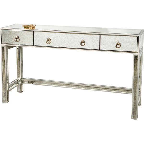 Talia Mirrored Console Table | Mirrored Console Table, Traditional ... regarding Exploring the versatility of Talia White Console Table in interior design