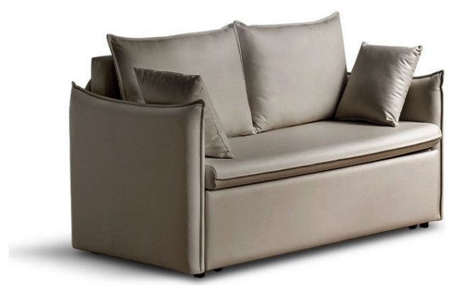 Technology Cloth Sleeper Sofa With Storage - Transitional - Sleeper ... within Technology Cloth Sofa Bed, Technology Cloth Morandi Gray 50Х37Х27"