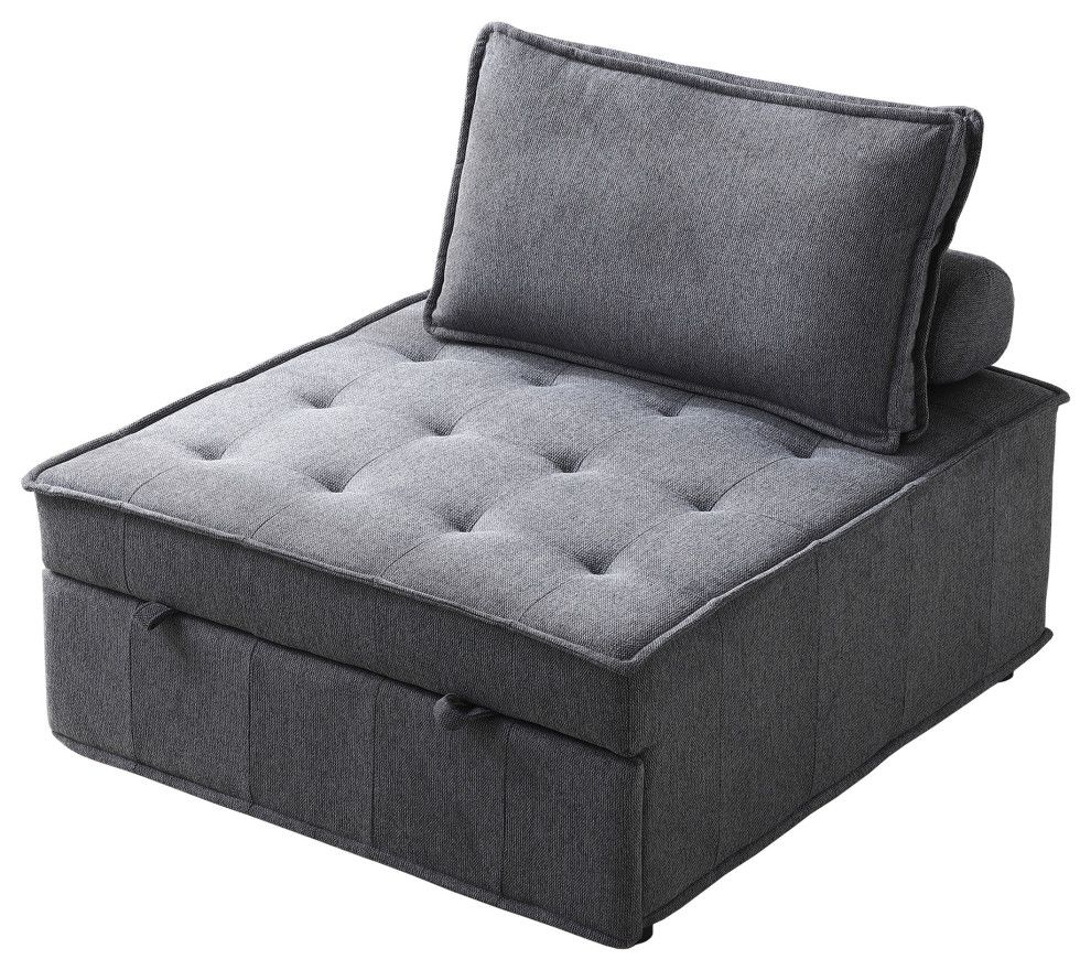 Versatile Pull-Out Sofa Bed, Soft Ottoman Sleeper Sofas - Transitional ... with Transforming Small Spaces The Versatile Pull-Out Sofa Bed