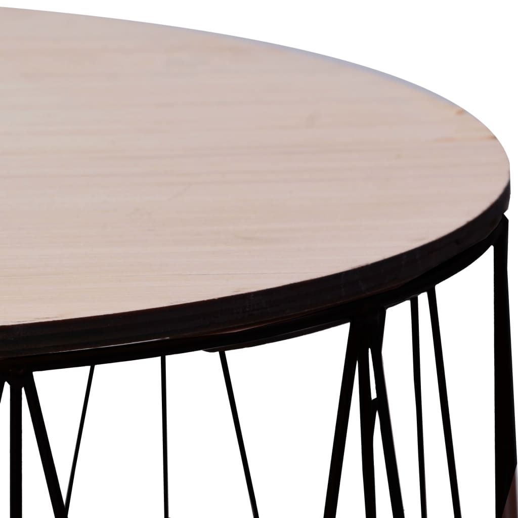 Vidaxl Coffee Table 2 Pcs Black | Vidaxl.com regarding Understanding the Functionality of Round End Sofa Tables in Contemporary Interiors