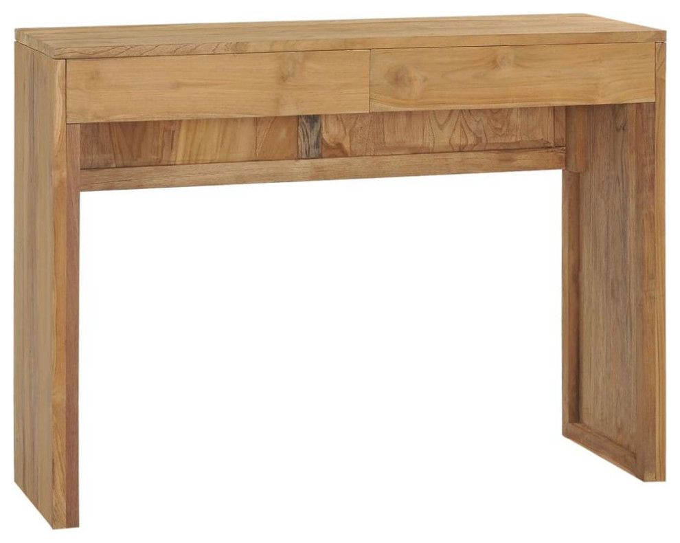 Vidaxl Console Table 39.4X13.8X29.5 Solid Teak Wood, 288842 ... pertaining to Vidaxl Console Table 39.4X13.8X29.5 Solid Teak Wood, 288842
