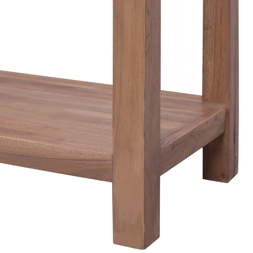 Vidaxl Console Table 57.1"X11.8"X31.5" Solid Teak Wood | Vidaxl.com in Vidaxl Console Table 39.4X13.8X29.5 Solid Teak Wood, 288842