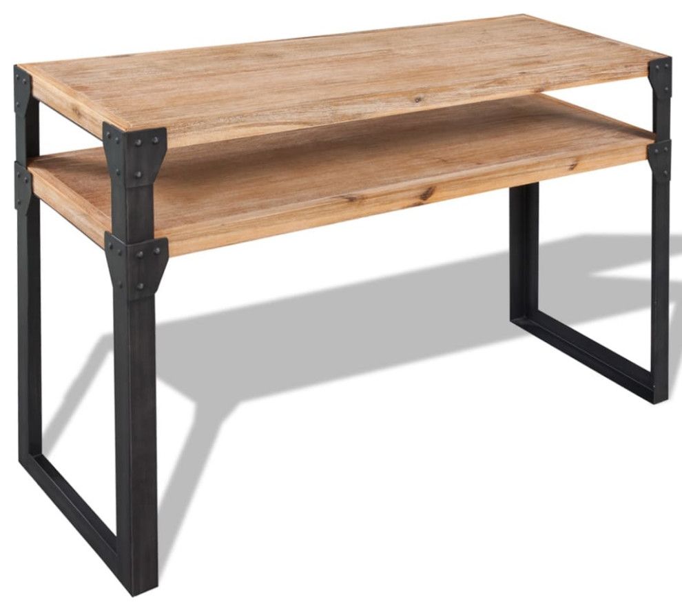 Vidaxl Console Table Entryway Table Living Room Side Table Solid Wood ... inside How to Choose the Right Console Table for Your Space