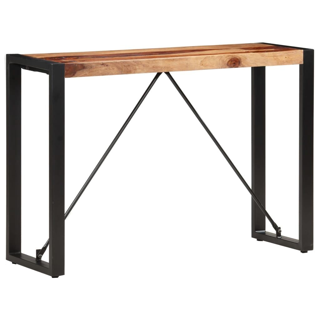 Vidaxl Console Table Entryway Table Narrow Hall Side Table Solid Wood ... for Vidaxl Console Table Entryway Side Table With Shelf Black Solid Wood Mahogany